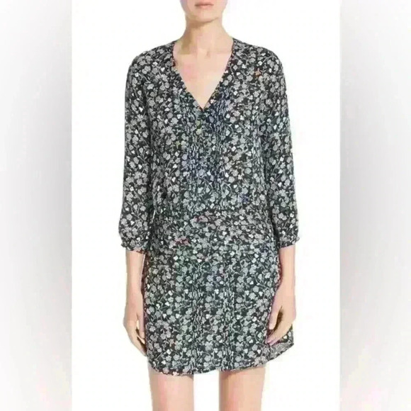 Veronica Beard August Floral Print Silk Boho Dress size 6 women’s - Picture 1 of 7